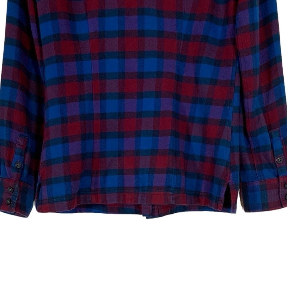 Patagonia Flannel Button Up Shirt Size 2 - Picture 7 of 10